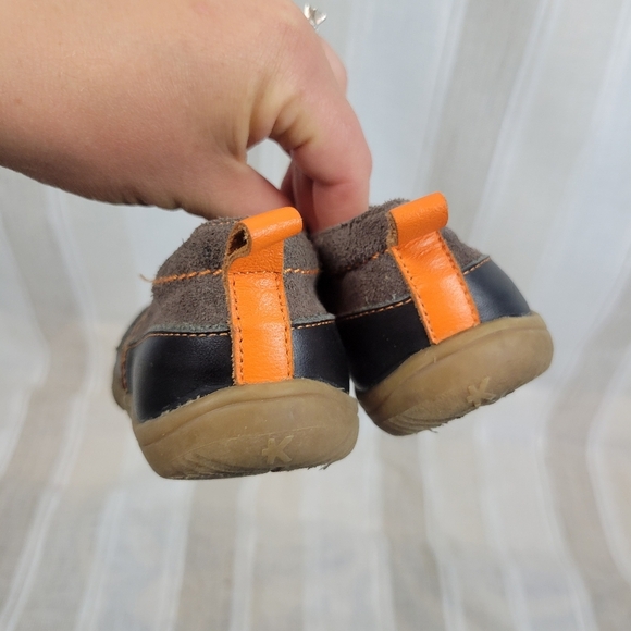 See Kai Run Irwin Slip On‎ Shoes Brown Black Size 10 - Picture 4 of 10